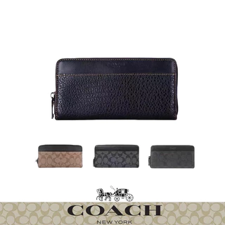 coach ส่วนลดเวลาจํากัด  ประเทศไทย กระเป๋าสตางค์ผู้ชายซิปยาว-กระเป๋าสตางค์หลายช่อง
