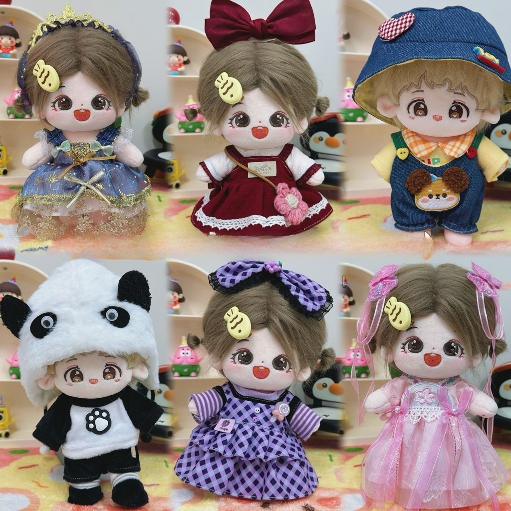 เจ 20ซม.ผ้าฝ้ายตุ๊กตาเสื้อผ้าตุ๊กตาตุ๊กตาแต่งตัวเจ้าหญิงศาลสไตล์ชุดตุ๊กตาน่ารักเสื้อผ้าเด็ก