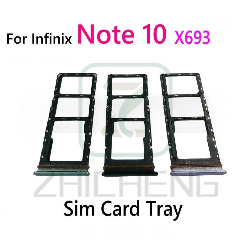 ซิมการ์ดถาดใส่อะแดปเตอร์ซ็อกเก็ตเปลี่ยนสําหรับ Infinix Note 10 X693