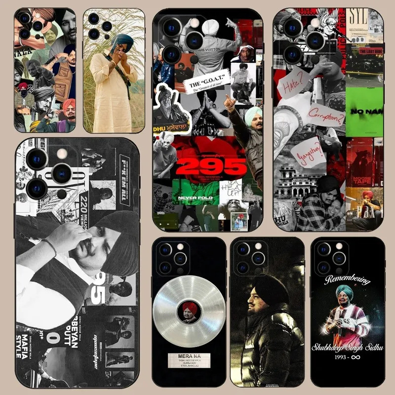 TK-1 Sidhu Moose Wala อินเดีย Rapper เคสโทรศัพท์สําหรับ iPhone 16, 17,15,14,13,12,11,Pro,X,XS,Max,XR