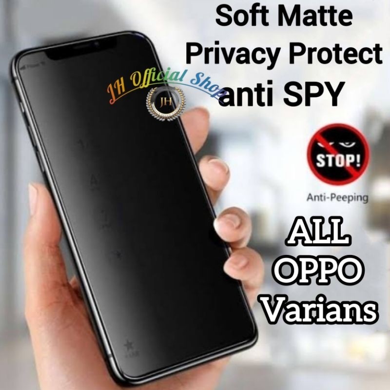 [SDW] pekanbaru/ป้องกันรอยขีดข่วน soft matte spy oppo ทุกประเภท a5 a9 2020 a52 a53 a54 a55 a56 a57 a