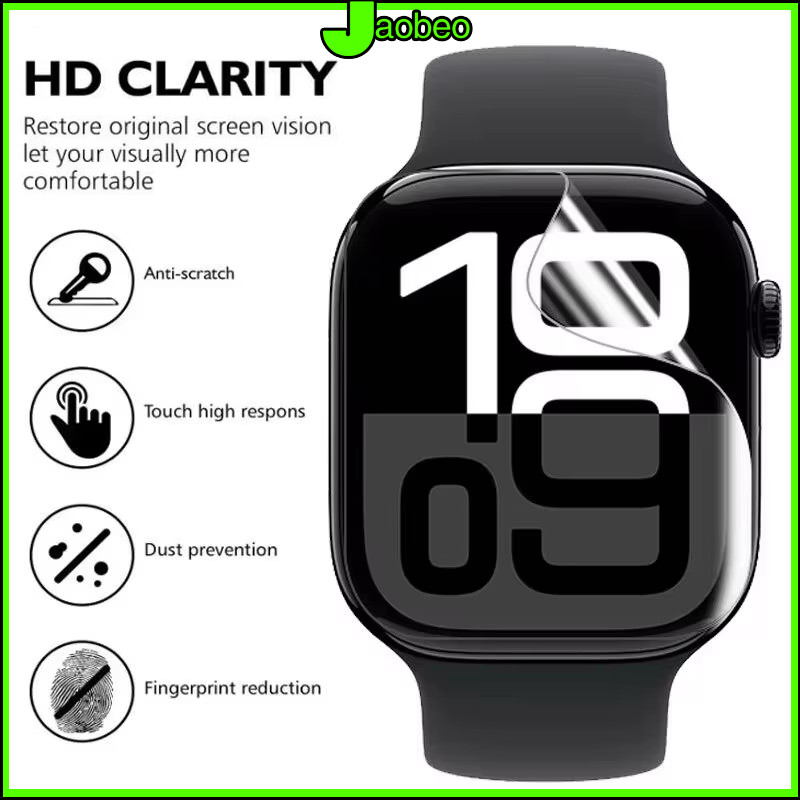 ฟิล์มเจลน้ำอ่อน for Iwatch 46มม. 38 40 42 44 41มม. 45มม 49มม.Apple Watch Series 11 10 9 8 7 6 5 Ultra/SE 3 2