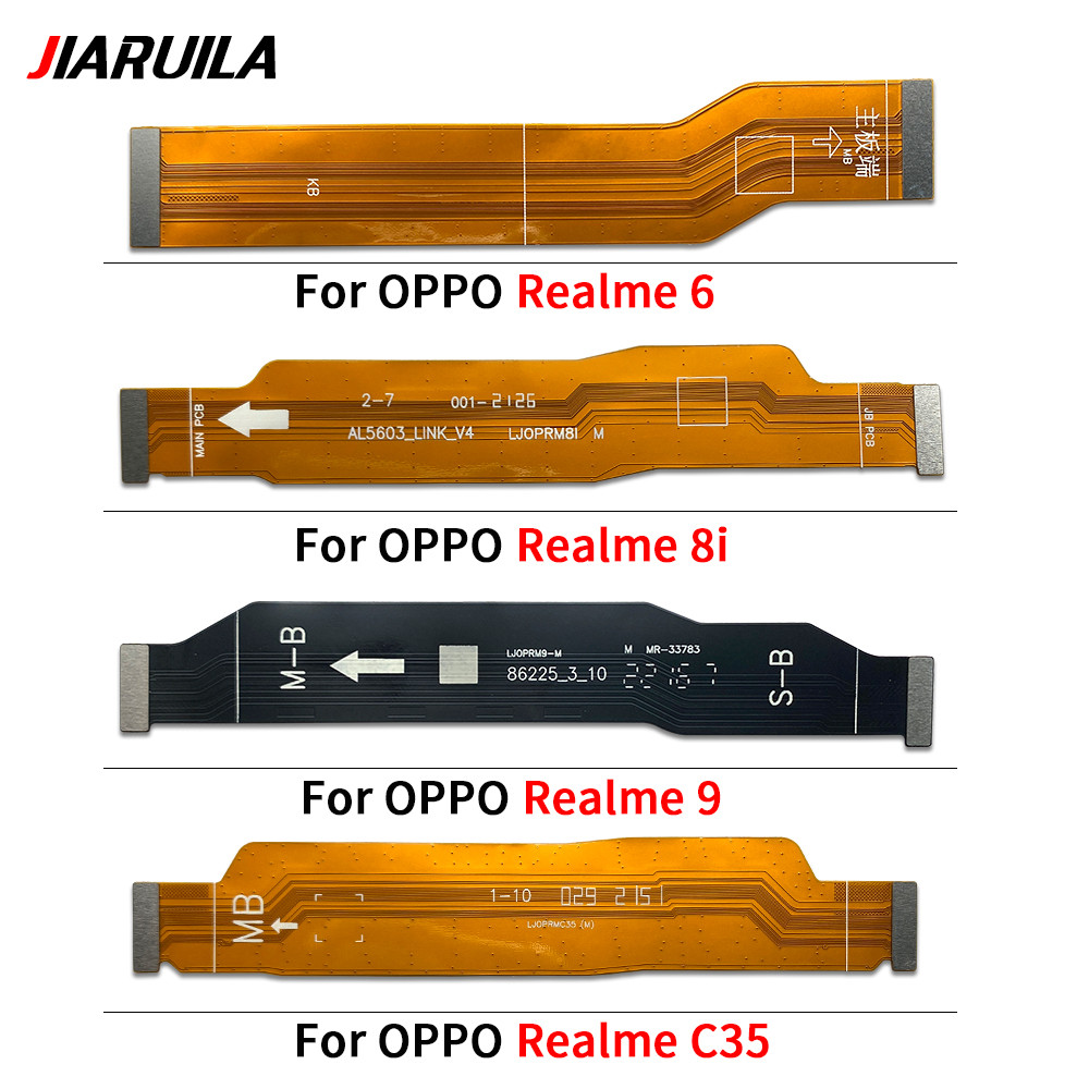 เมนบอร์ดสําหรับOppo Realme 2 C1 3 5 6 7i 8i 9 9i 10 C25 C35 หลักเชื่อมต่อFlex Cable
