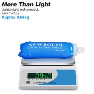 Newboler 250ml/300ml/500ml Soft Flask TPU ขวดน้ํานุ่มพับได้เหมาะสําหรับวิ่งจ๊อกกิ้งเดินป่ามาราธอนขี่จักรยาน