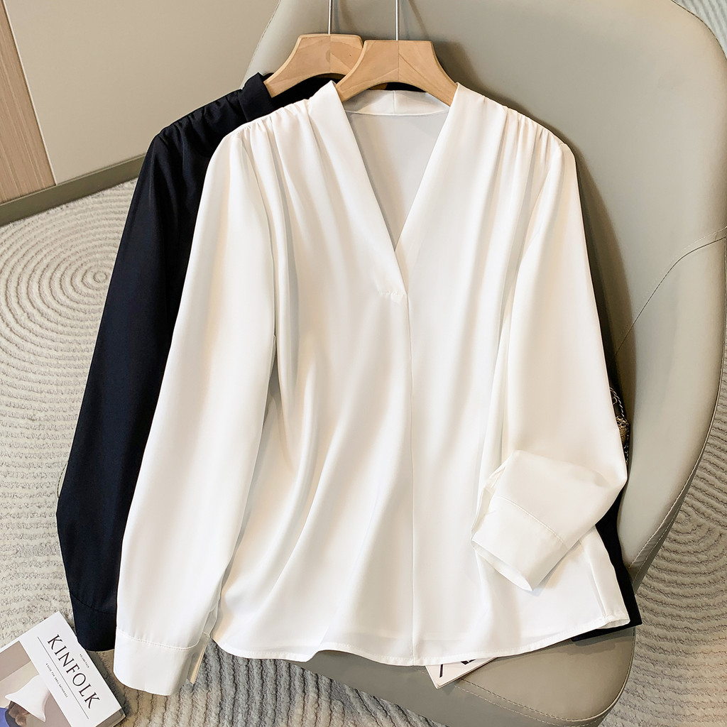 C&m Office Lady Style Collarless High-grade High-grade รูปที่ 4