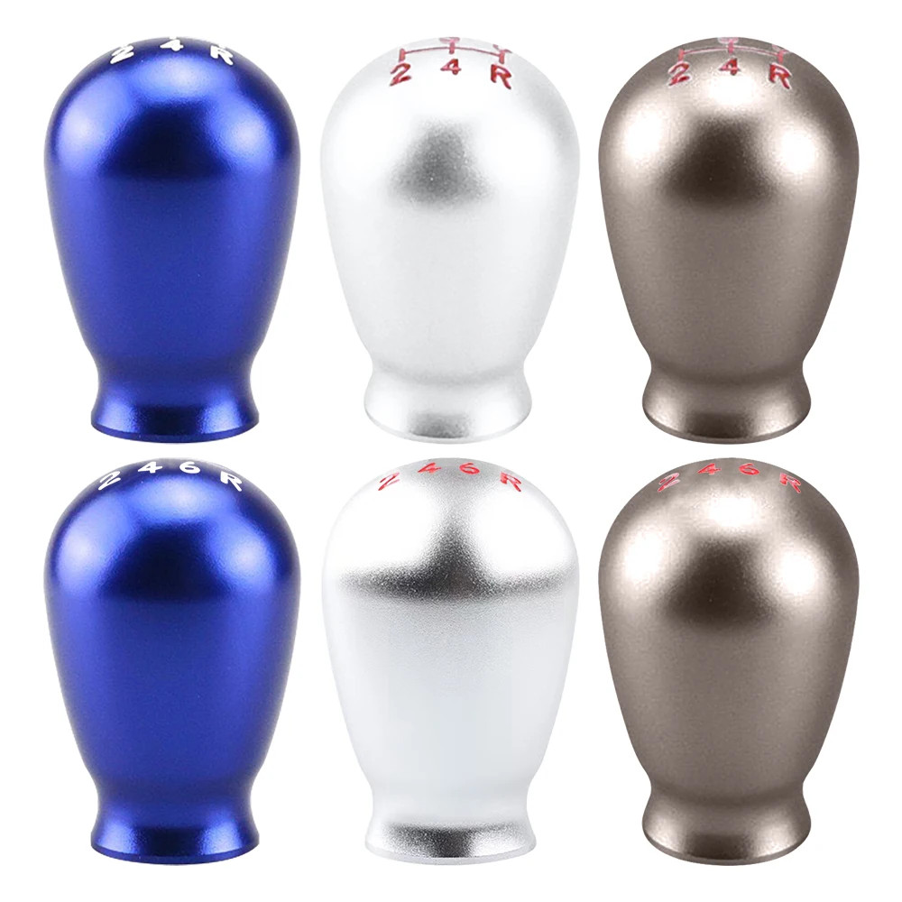 Jdm Universal ใหม่ไทเทเนียม 5/6 ความเร็ว Teardrop Shape คู่มือเกียร์ Shift Knob สําหรับ Honda Civic 