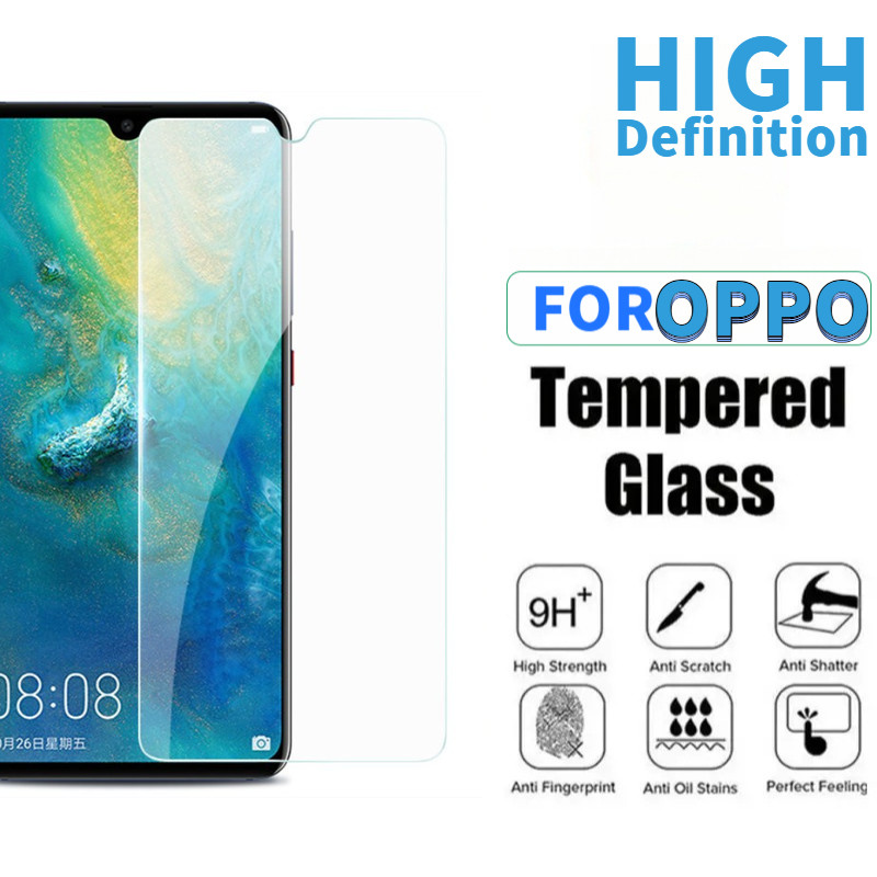 9H HD โทรศัพท์มือถือฟิล์มนิรภัยสําหรับ OPPO A16 a17k A57 a3 a5 A9 A60 A2 A1 A15 A18 A53 A38 A52 A79 