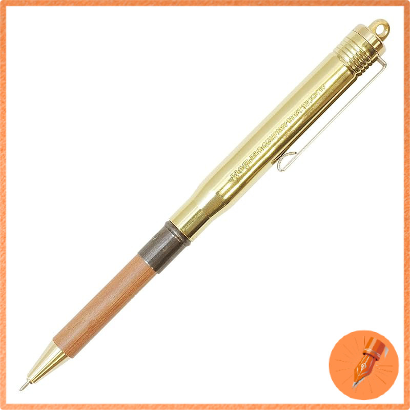 DESIGNPHIL Traveler's Company Brass Ballpoint Pen Solid Brass 36726006