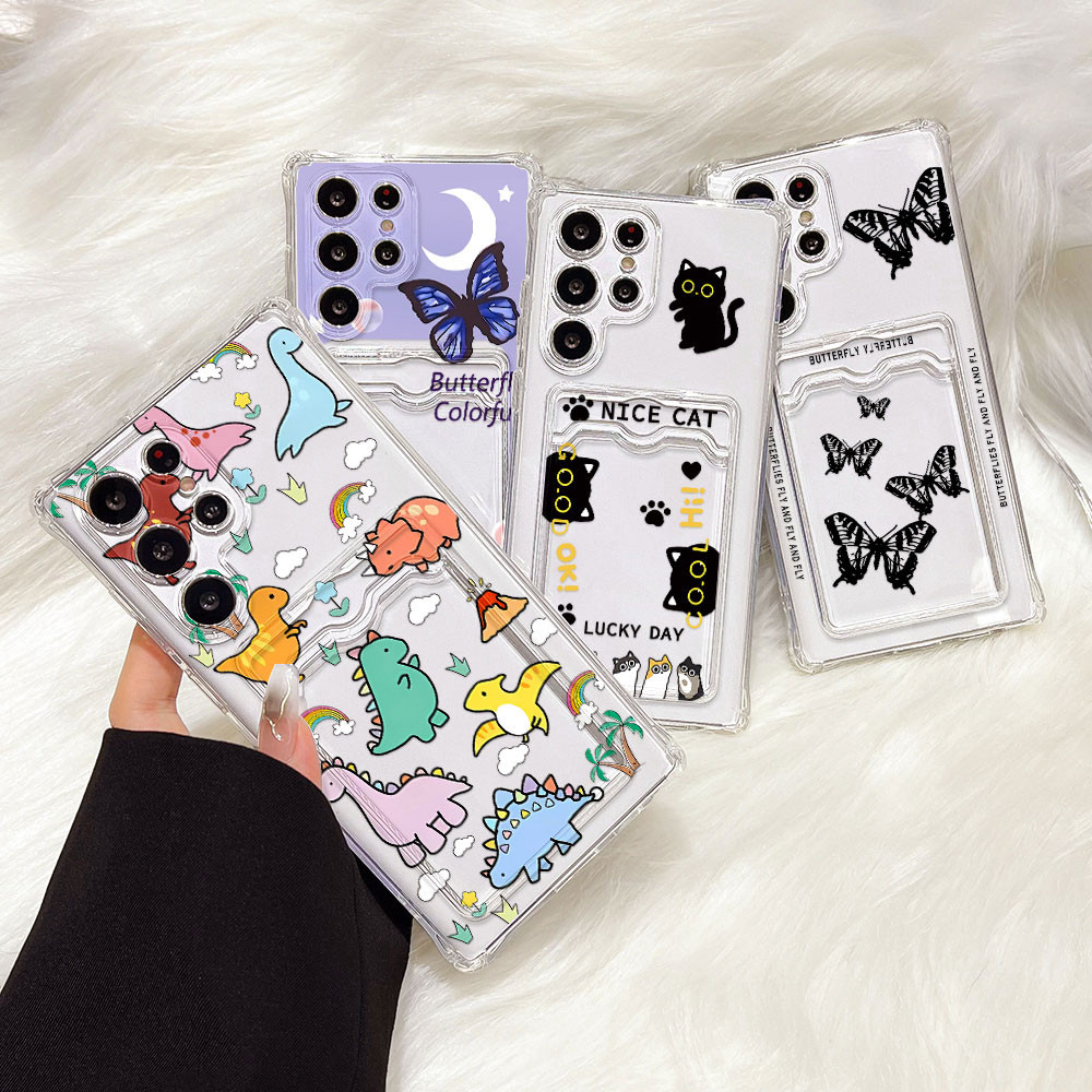 Card Holder เคส For Samsung A56 5G A26 A36 A55 A16 A15 A12 A54 A06 A05 A05S A34 A35 A52s A25 A22 A23 A53 A14 A13 A71 A73