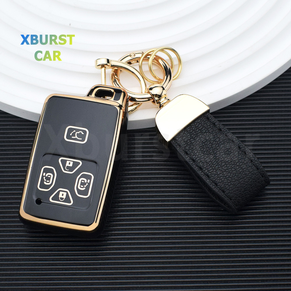 4/5 ปุ่ม TPU สมาร์ทรีโมทกุญแจรถ Fob สําหรับ Toyota Noah Voxi Alphard Estima Vellfire Keyless Protector