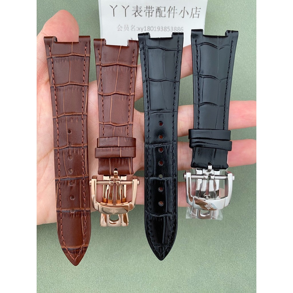 Substitute Baida Purley Parrot Snail Strap สายหนังแท้ 5711G 5726A 5712G 5724 5980 Cowhide