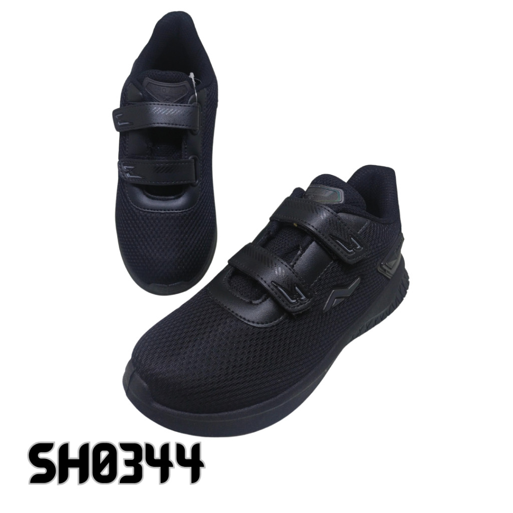 Pro Att PI601V All Full Black School Shoes / รองเท้านักเรียนชาย SH0344