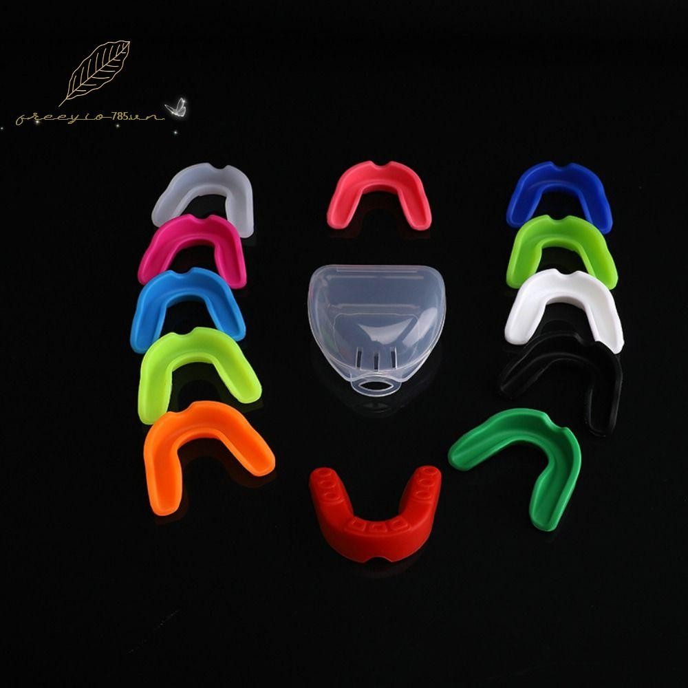 ฟรีเซีย785ป้องกันฟัน,ซิลิโคน7สีปากยาม,มืออาชีพรักบี้ผู้ใหญ่เด็ก
