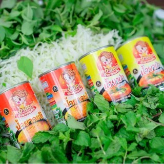 น้ำยาขนมจีน น้ำยากะทิ น้ำยาป่า สำเร็จรูปกระป๋องพร้อมทาน รสชาติหอมเครื่องเทศ อร่อยมาก เก็บได้นาน 3 ปี