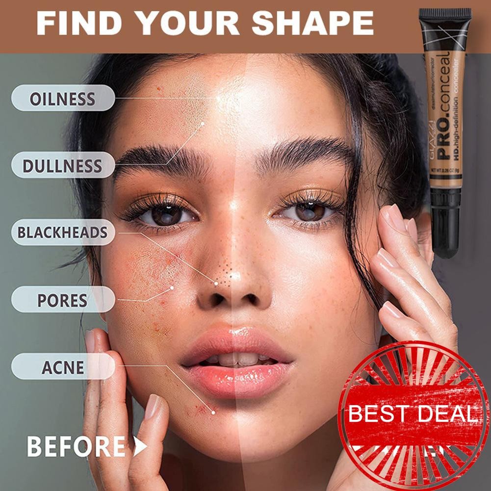 แต่งหน้าคอนซีลเลอร์ปากกา Face Make Up Liquid กันน้ํา Stick เครื่องสําอาง Contour Make คอนซีลเลอร์ W4