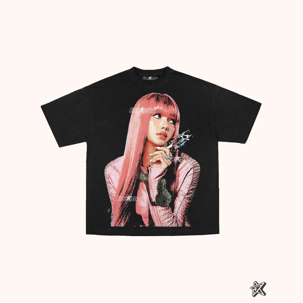 ฤดูร้อนผู้หญิง Kpop 2025 Alter Ego เสื้อยืด Lisa Alter Ego เสื้อยืดแฟชั่นผู้ชายผู้หญิงรอบคอแขนสั้น