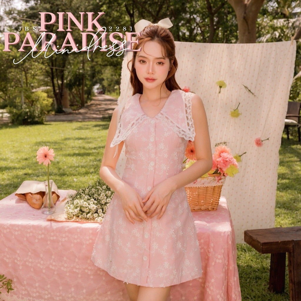 #JBS2281 Pink Paradise Minidress