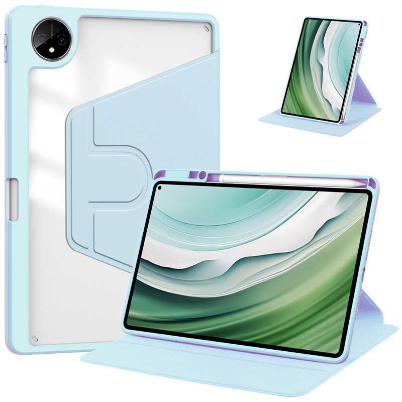 สําหรับ Huawei MatePad Pro 13.2 นิ้ว 2025 WEB-W00 อะคริลิคหมุนพร้อมที่ใส่ดินสอสําหรับ Pad Pro 13.2" 2023 กรณี