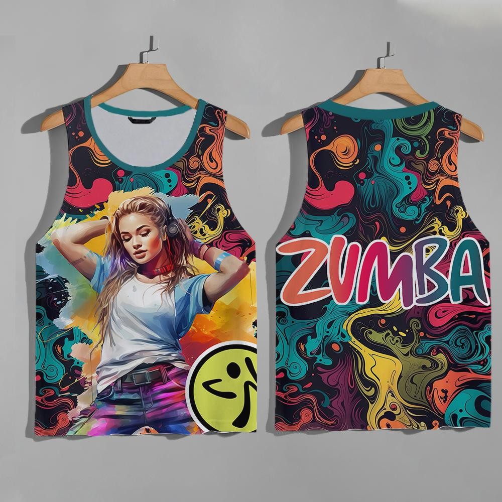 ZumbaWear เสื้อกีฬา ZUMBA ชุดออกกําลังกายกีฬาเสื้อกั๊กโยคะลําลองกีฬาเต้นรําสวมใส่ 2025 เสื้อกล้าม