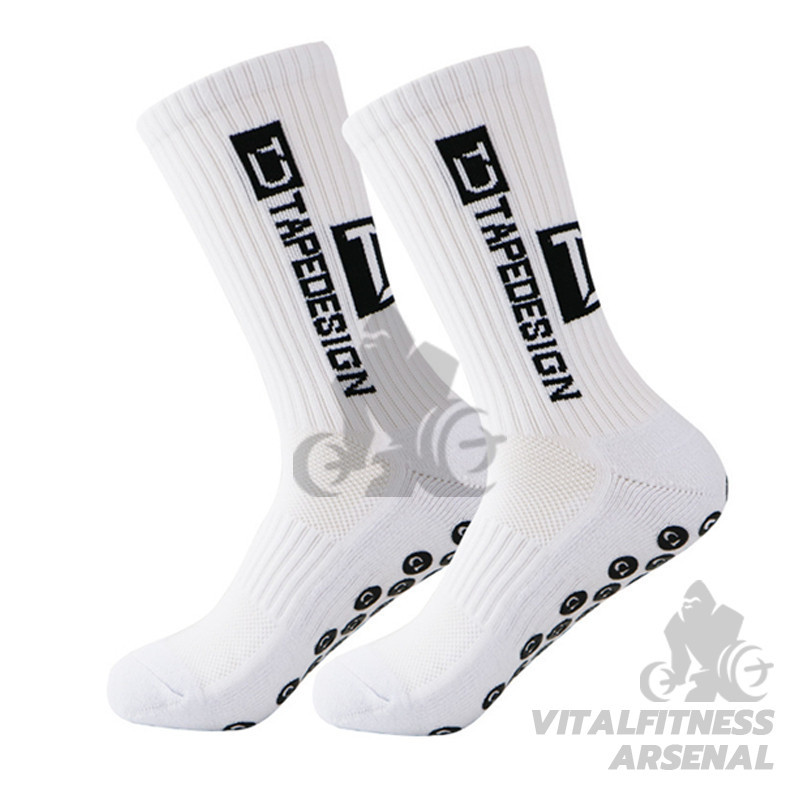 ถุงเท้ากันลื่น ถุงเท้าฟุตบอล ถุงเท้าวิ่ง socksหนานุ่ม  การออกแบบกันลื่น เหมาะสำหรับฟุตบอล