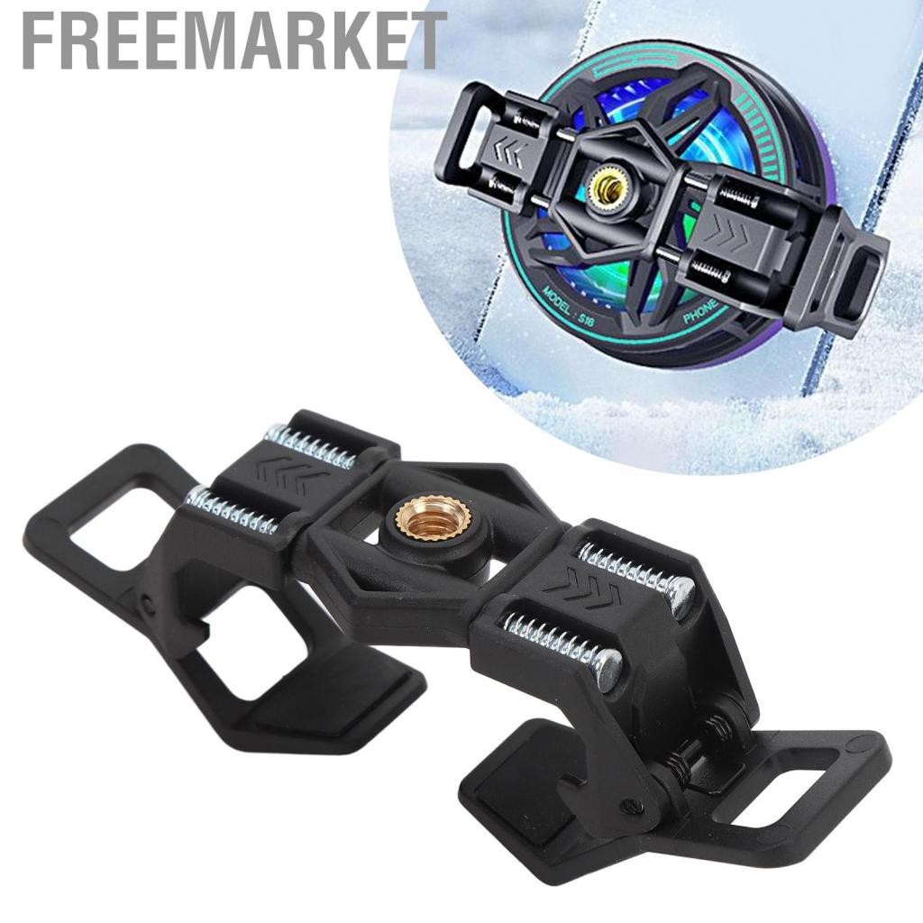 Freemarket Velatemor Magnetic Clackable Clackable Back Clip สำหรับพัดลมเครื่องทำความเย็นโทรศัพท์มือถือเข้ากันได้กับพัดลมระบายความร้อน 55-68 มม. พัดลมระบายความร้อนแบบพกพา