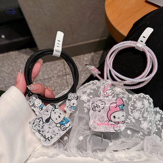 5in1 เคสถนอมสายชาร์จ Charger Protector เหมาะสำหรับเคสป้องกันเครื่องชาร์จ IP ชุดป้องกันการชาร์จถุงลมนิรภัย 20W