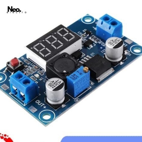 LM2596 STEPDOWN CONVERTER DC เป็น DC พร้อมจอแสดงผล 7 ส่วนก้าวลง