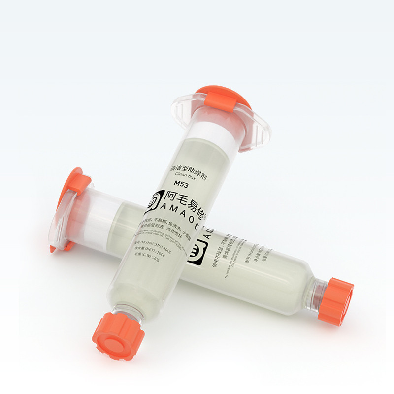 น้ำมันบัดกรี Amaoe M53 ปลอดฮาโลเจน สำหรับซ่อมแซม BGA PCB 2 ชิ้น