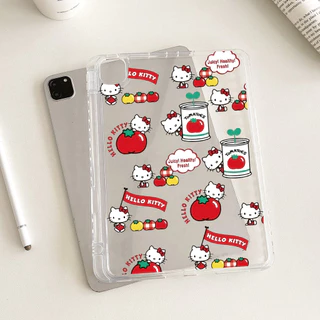 เคสสำหรับไอแพด มีที่ใส่ปากกา ใช้กับ Gen5/6/7/8/9/10 10.2 Air1/2/3/4/5/6 Mini 1/2/3/4/5 Por10.5/11 10.9 เคสใสแบบกันกระแทก
