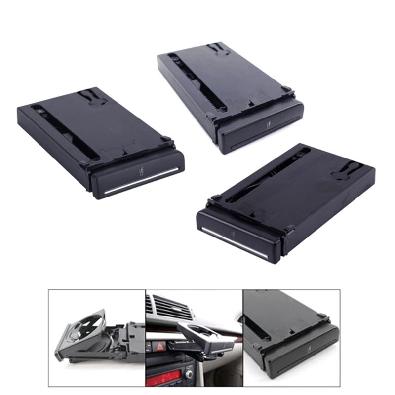 CH* Black Holders Car Front Cup Holder Drink Rack 8E1862534H สําหรับ B6 B7 02-05