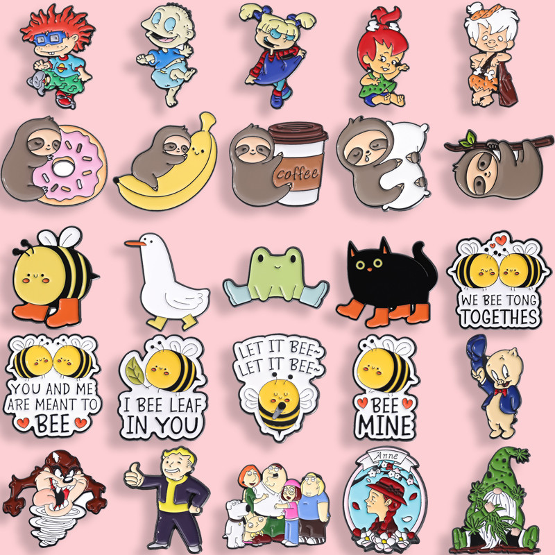 เข็มกลัด รูปหมีโคอาล่า ผึ้งน้อยน่ารัก เครื่องประดับ สําหรับเพื่อน กระเป๋านักเรียน