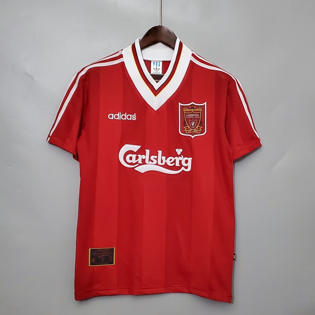 95 96 LFC Retro Soccer LIV Jersey Home Away Retro Soccer Jersey ฟุตบอล