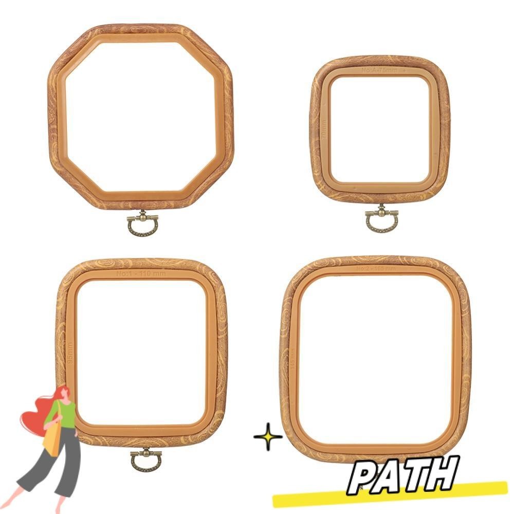 Path สะดึงไม้ ทรงสี่เหลี่ยม สําหรับเย็บปักถักร้อย