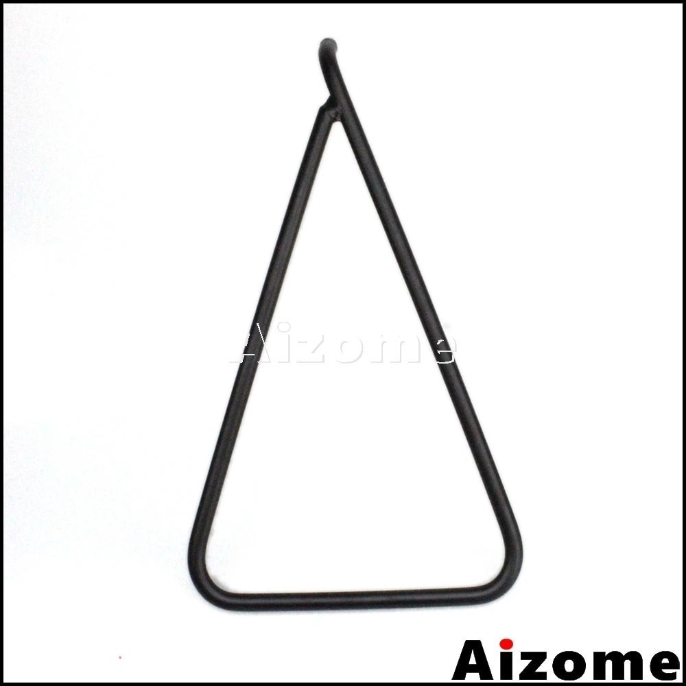 AI 1x Universal 30.5cm MX Triangle Axle Stand Steel Motocross Side Kick Stand Dirt Bike Side Stand F