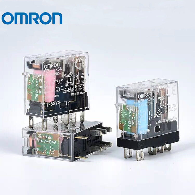 OMRON รีเลย์บาง G2R-2-SN G2R-1-SN AC230V 24VDC