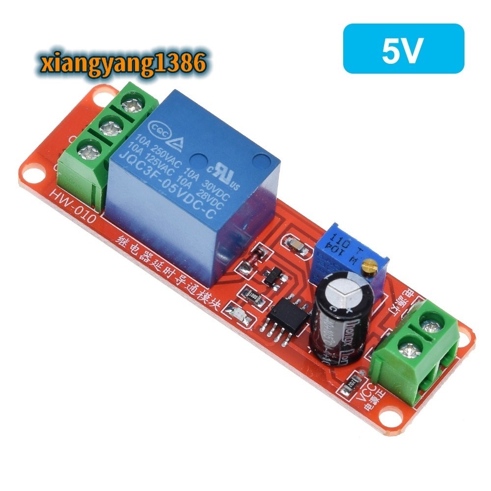 รีเลย์ตั้งเวลารีเลย์ 5V 12V Delay Relay NE555 สําหรับรถยนต์