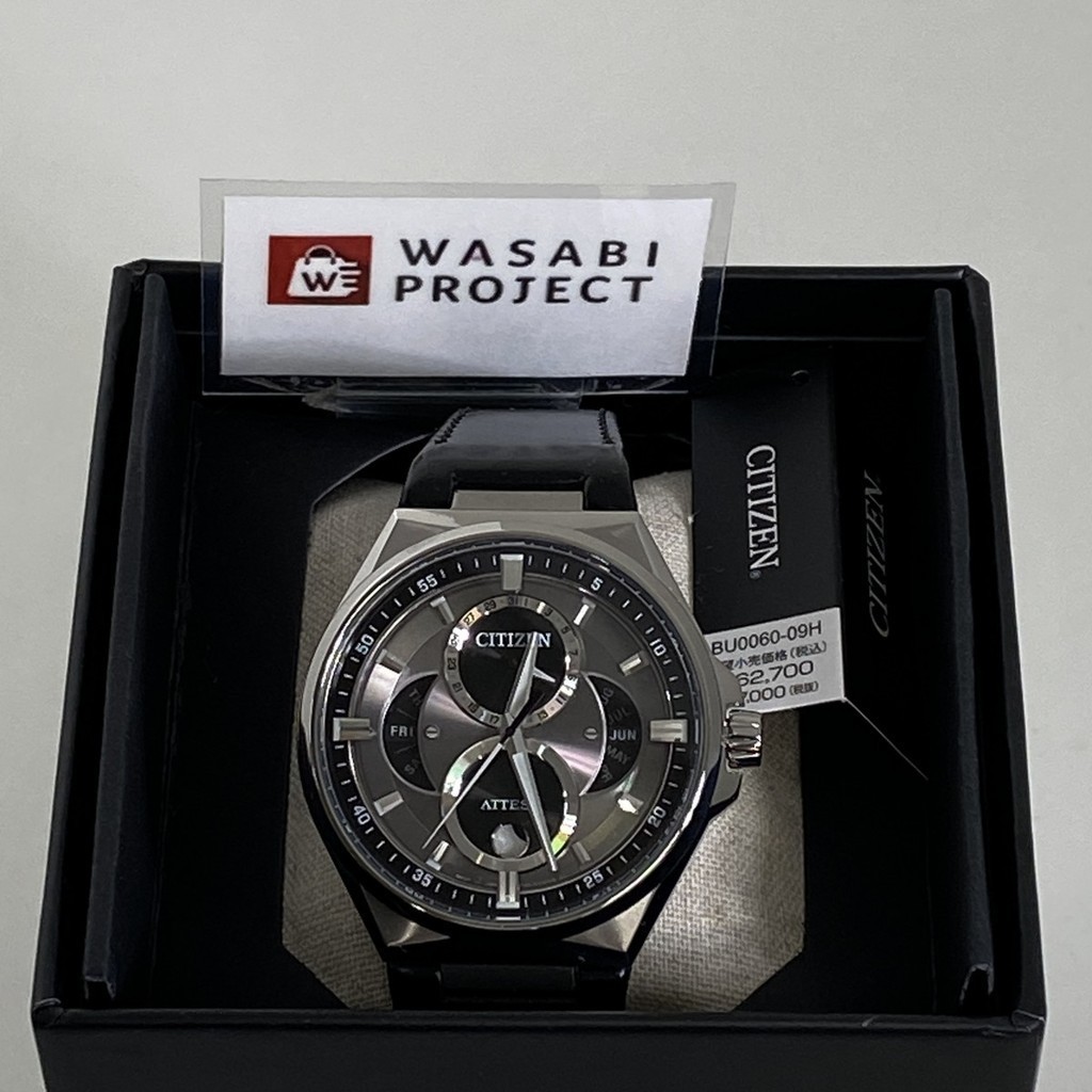 [Authentic★Direct from Japan] CITIZEN BU0060-09H Unused ATTESA Eco Drive Sapphire Glass Gray Men Wrist watch นาฬิกาข้อมือ