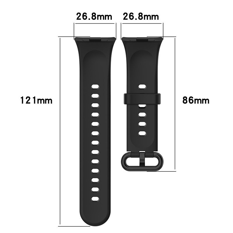 สายรัดข้อมือซิลิโคน กันน้ํา แบบเปลี่ยน สําหรับ Redmi Watch4