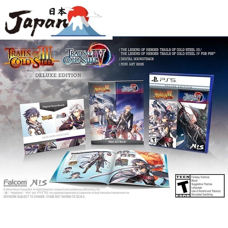 [Fastest direct import from Japan] The Legend of Heroes: Trails of Cold Steel III / The Legend of Heroes: Trails of Cold Steel IV - Deluxe Edition (Import: North America) - PS5