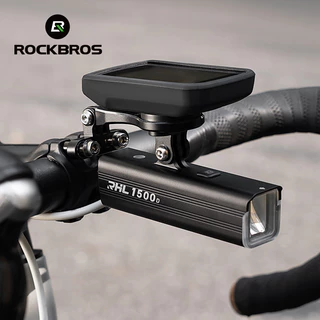 【TH Delivery】ROCKBROS Speedometer ขยายวงเล ็ บแบบบูรณาการอลูมิเนียมอัลลอยด ์ Handlebar Stand Mount Holder สําหรับ Garmin Wahoo Bryton