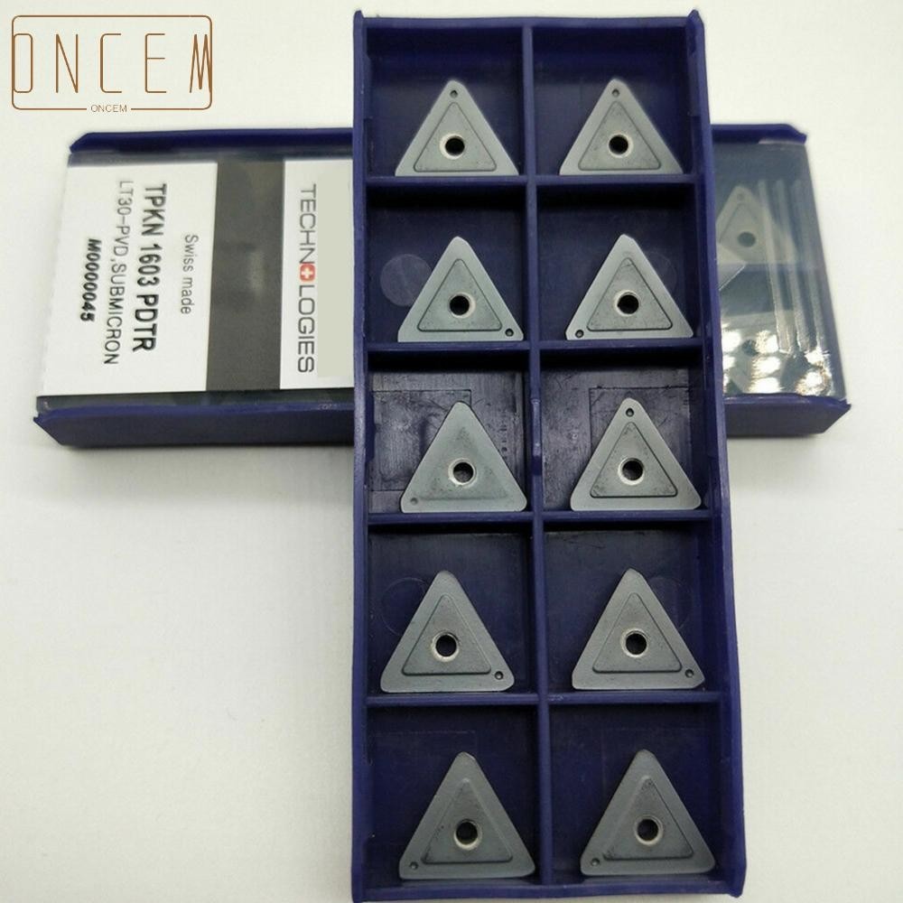 【Final Clear Out】TPKN1603PDTR Insert Parts Replacement 10pcs Cnc Carbide For Semi-finishing