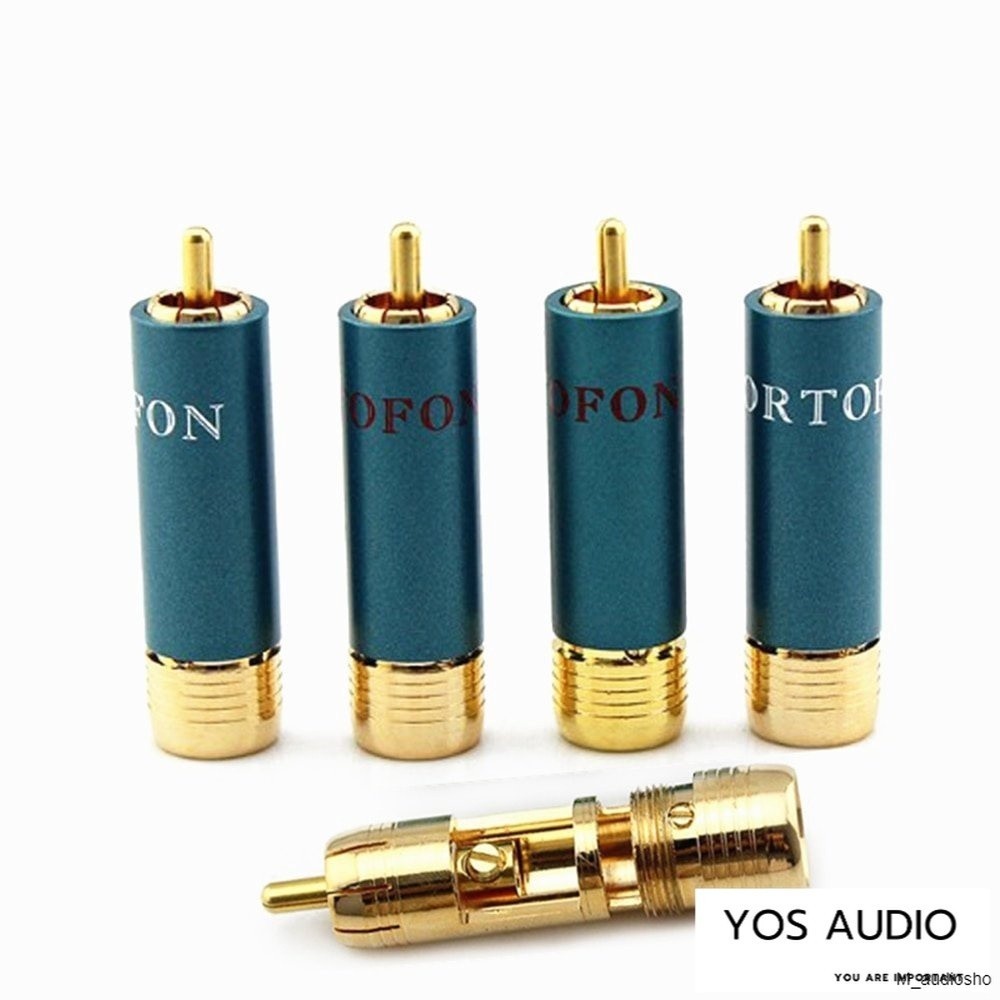 ....อุปกรณ์เชื่อมต่อไฮไฟ Rca Plug Hi-end Ortofon 8nx Rca สําหรับ Rca 11 มม....