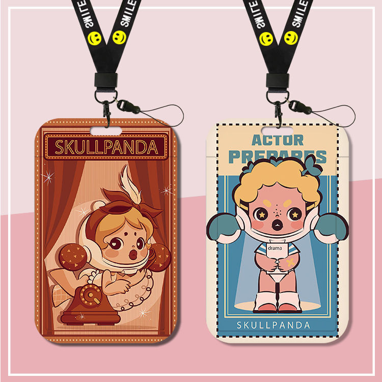 Pop Mart MOLLY MOLLY สินค ้ าผู ้ ถือบัตรนักเรียน Campus Card อาหาร Access Control Bus Card Badge ID Holder DIMOO