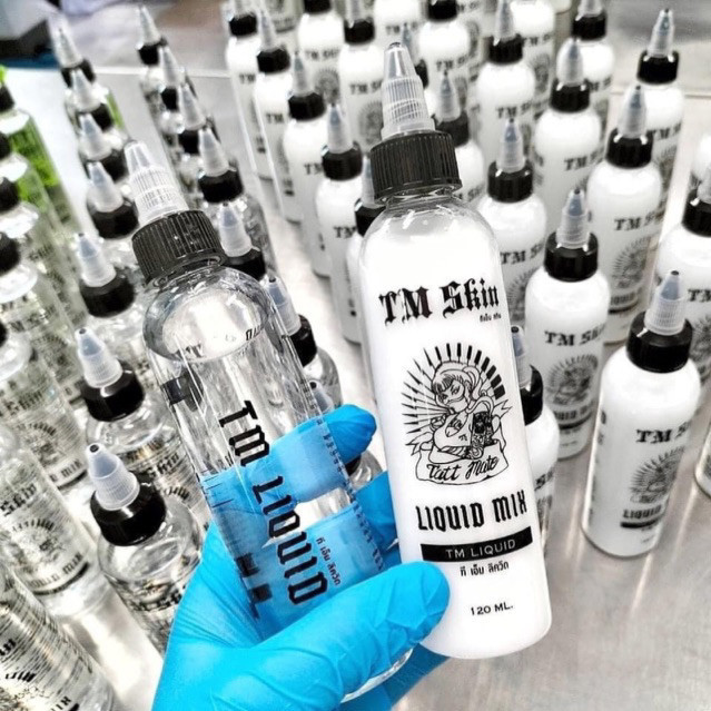 ผลิตภัณฑ์มิกซ์สี ผสมสี  LIQUA MIX น้ำยามิกซ์ผสมในสีสัก TATMATE 120ML tattoo Machine อุปกรณ์สัก