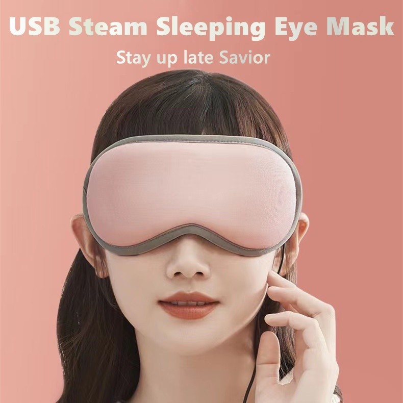 Usb ความร้อน Steam Eye Mask สําหรับตาแห้ง, Dark Circles Chalzion Puffy Eyes Graphene Steam Eye Mask