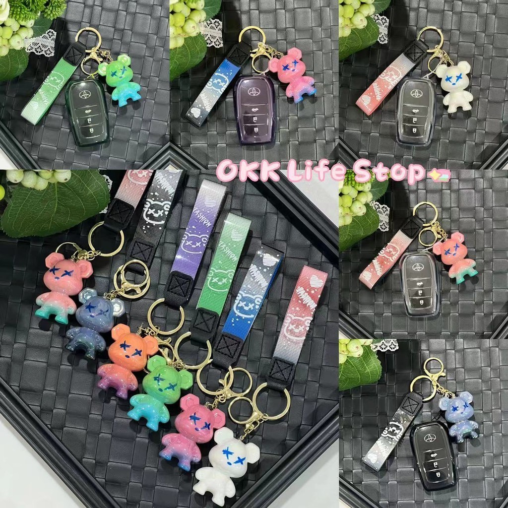 OKK Life Stop(R01)*พร้อมส่งในไทย*เคสกุญแจรถยนต์Toyota Smart Key Car Key Case TPUเคสกุญแจรีโมทรถยนต์ เคสกุญแจรถ โตโยต้า