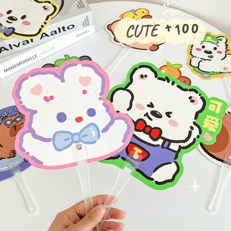 S26 พัดคลายร้อน ลายคาปิบาร่า และสัตว์ต่างๆ  พัดลมระบายความร้อน  สินค้าพร้อมส่ง ราคา ถูกที่สุด ดีลบีเคเค แกลเลอรีภาพที่ 4