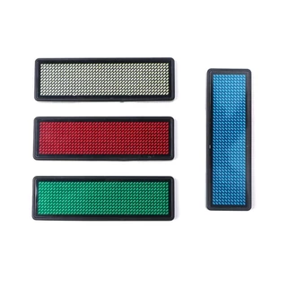 Mini LED Digital Programmable Scrolling Name Message Tag Sign J1Q2[OVSA]