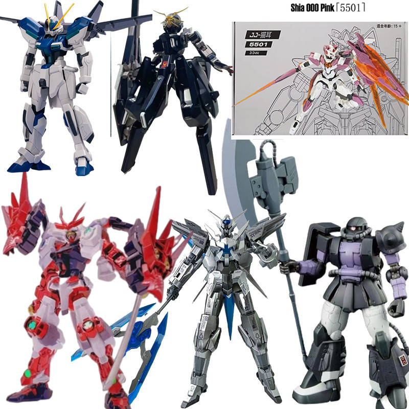 Ii High Mobility ประเภท Gundam Hg Psycho Zaku Sengoku Astray สีแดง Oo Shia Qant Transient Z GOK RX-78-2 1/144 ประกอบของเล่น