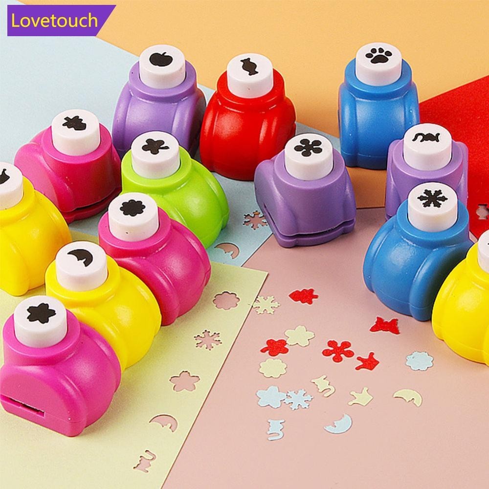 Lovetouch 24 Puncher Shape Mini สมุดภาพ Punches Handmade เครื่องตัดการ์ดหัตถกรรมการพิมพ์ผ้าดิบ DIY ดอกไม้กระดาษหัตถกรรม Punch Hole V6Y7